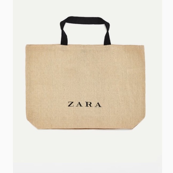 zara canvas bag